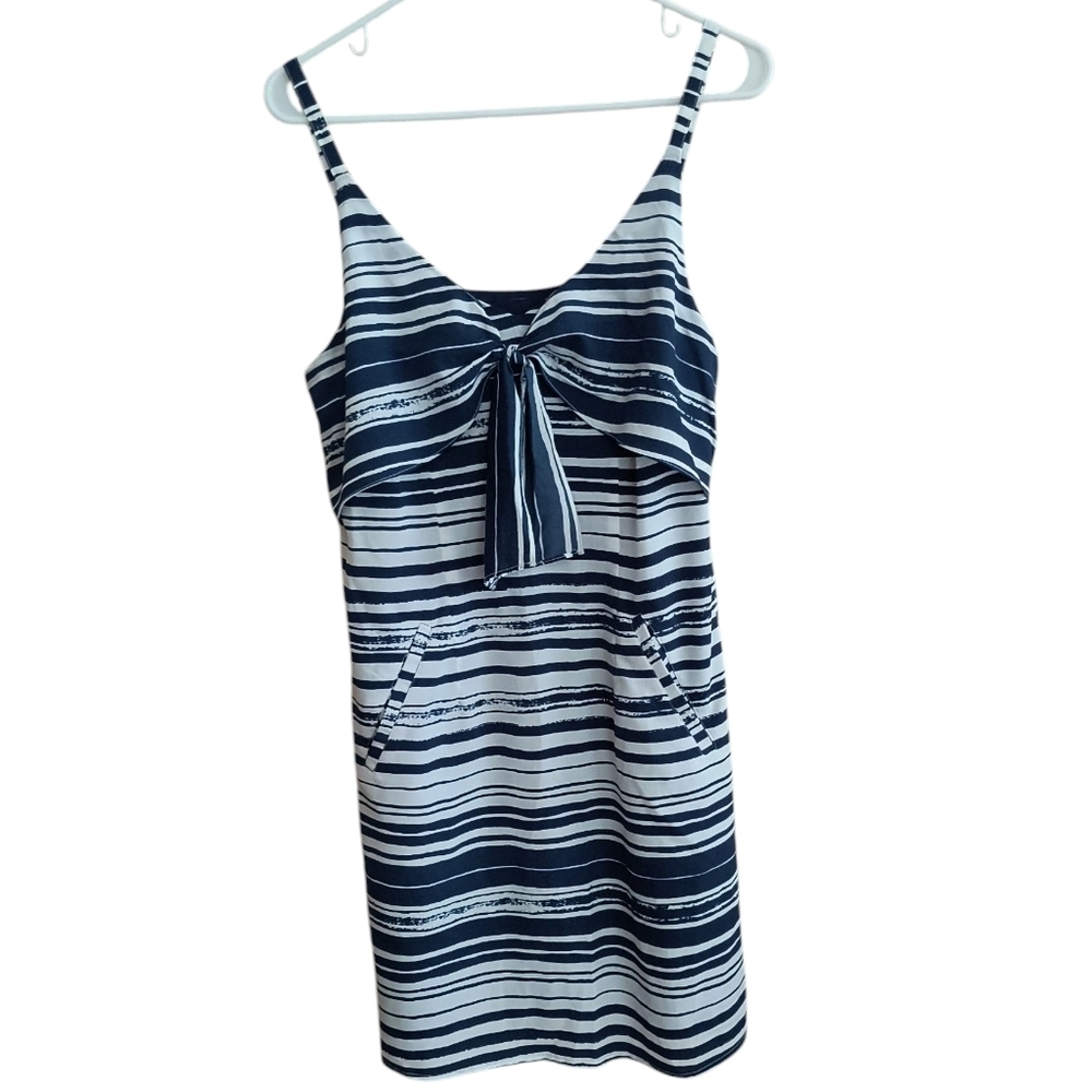 CAbi Style #5264 The Knot Dress-Nautical Striped Sleeveless Sundress Size S